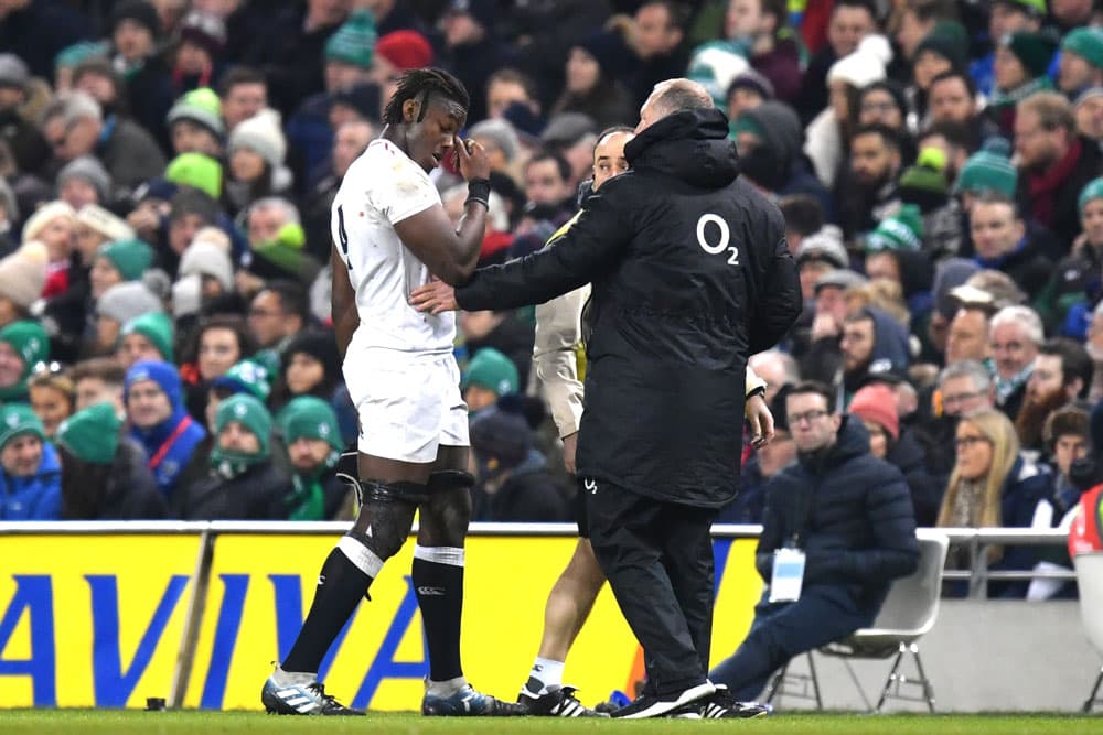 Maro Itoje suffered a knee injury against England. Photo: Getty Images