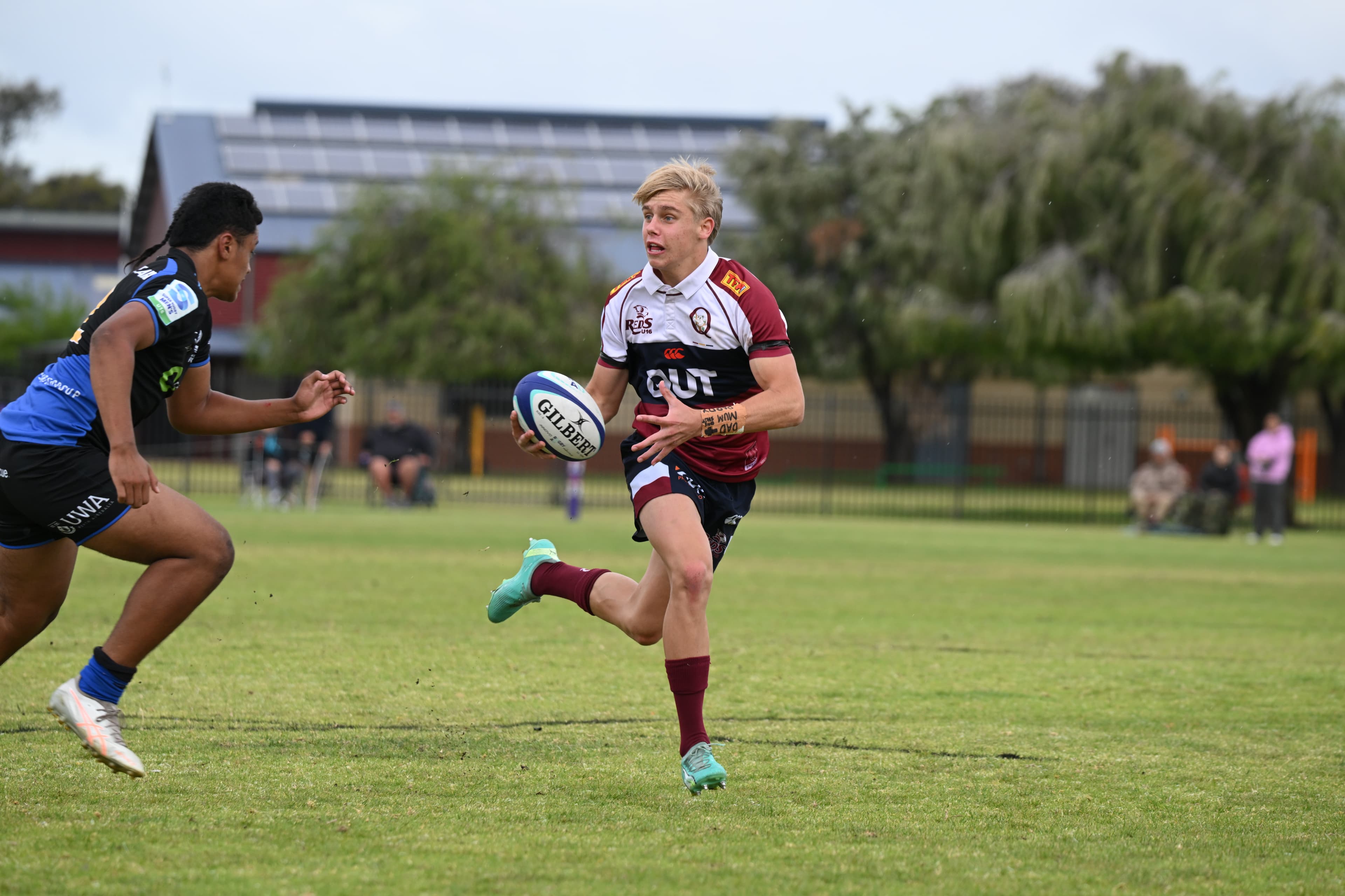 Nudgee College's Chilli Tonelli-Smith in action for a Queensland Reds under-age team
