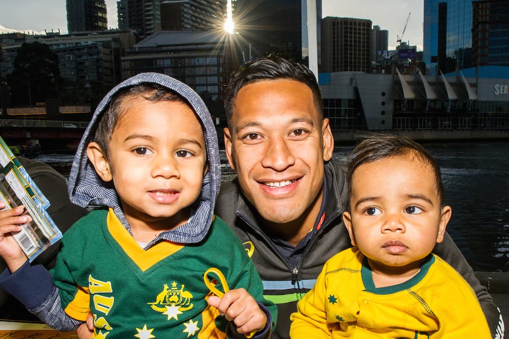 Folau always a fan favourite. Photo: ARU Media/Stuart Warmsley