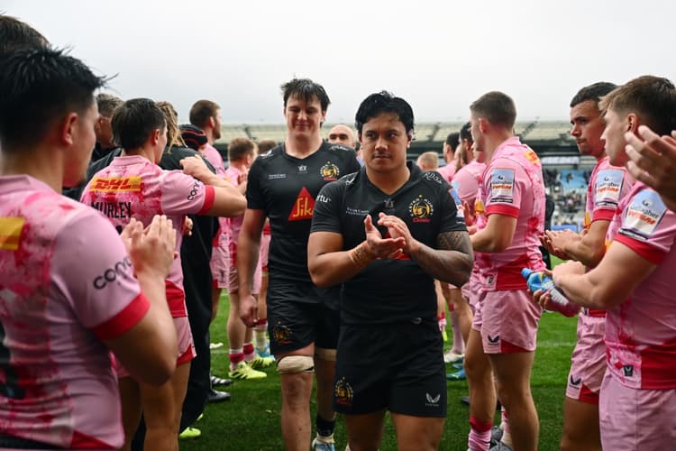 Len Ikitau and Tom Hooper started perfectly for Exeter. Photo: Getty Images
