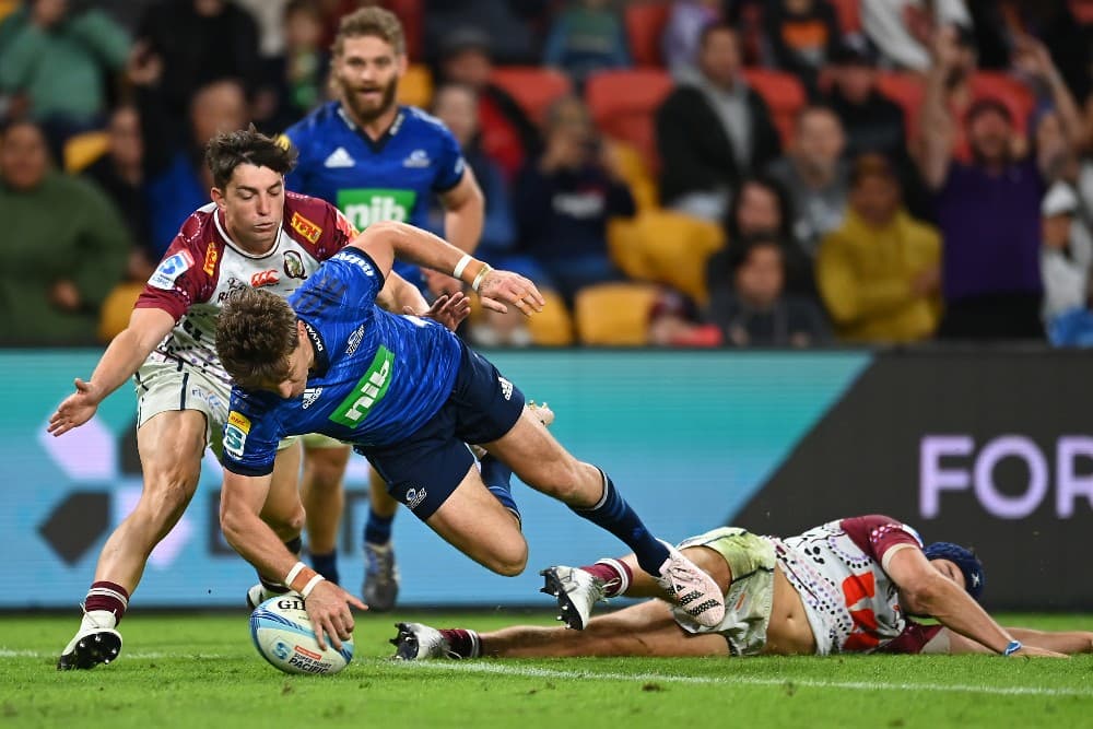The Blues have failed in their bid to rush back Beauden Barrett for the Super Rugby play-offs. Photo: Getty Images