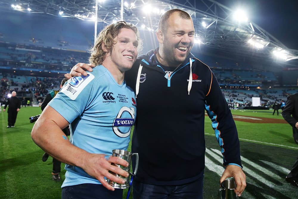 Champion-winning head coach Michael Cheika has returned to the NSW Waratahs. Photo: Getty Images