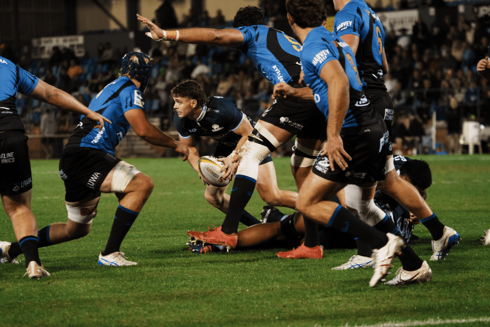 Teddy Wilson in action for the Waratahs. Credit: Hugo Carr