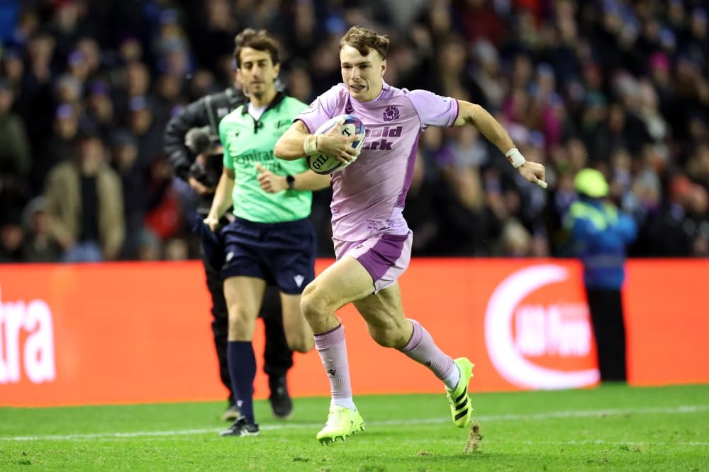 Jamie Dobie helped Scotland survive a major upset against Fiji. Photo: Getty Images