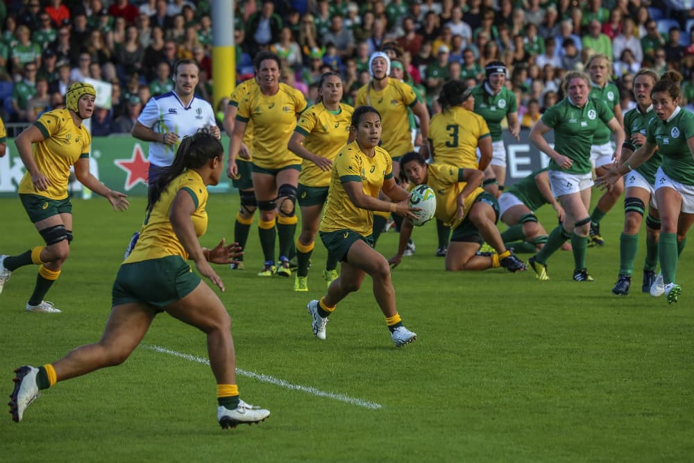 Trilleen Pomare was one of several Wallaroos players that starred. Photo: ARU Media/Brendan Hertel