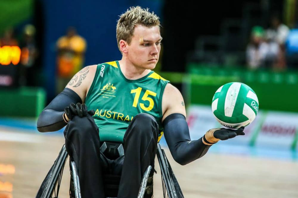Australian Steelers captain Andrew Harrison. Photo: Australian Paralympic Team