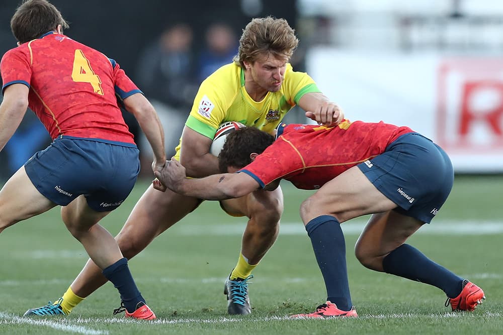The Australian men's sevens team got their campaign off to a winning start against Spain
