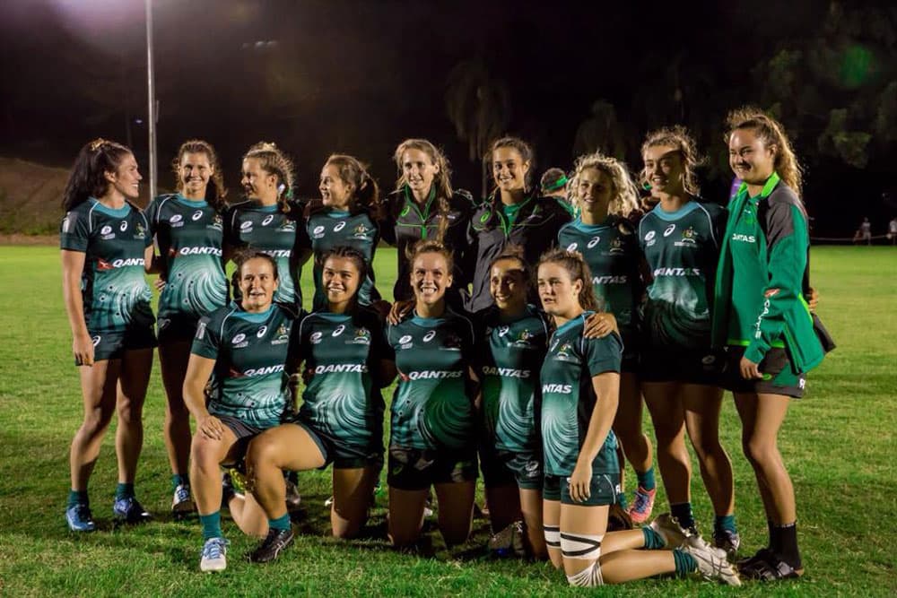 The Aussie women took the top gong at the Super 7s. Photo: Facebook/Super 7s