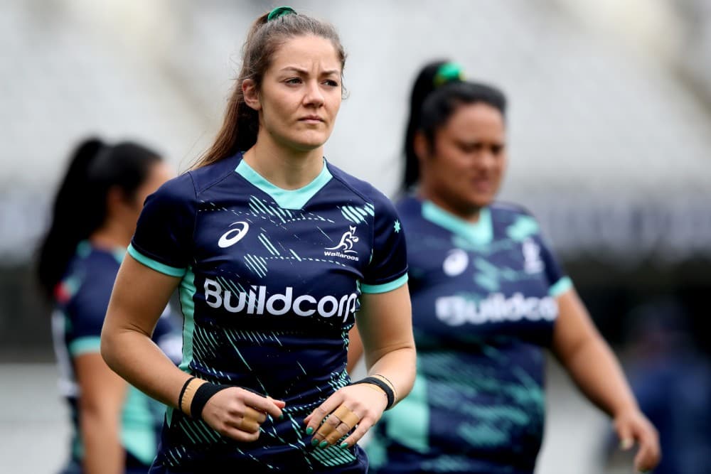 Brumbies forward Michaela Leonard will captain Australia A against a Black Ferns development side at the Oceania Championships in fiji. Photo: Getty Images 