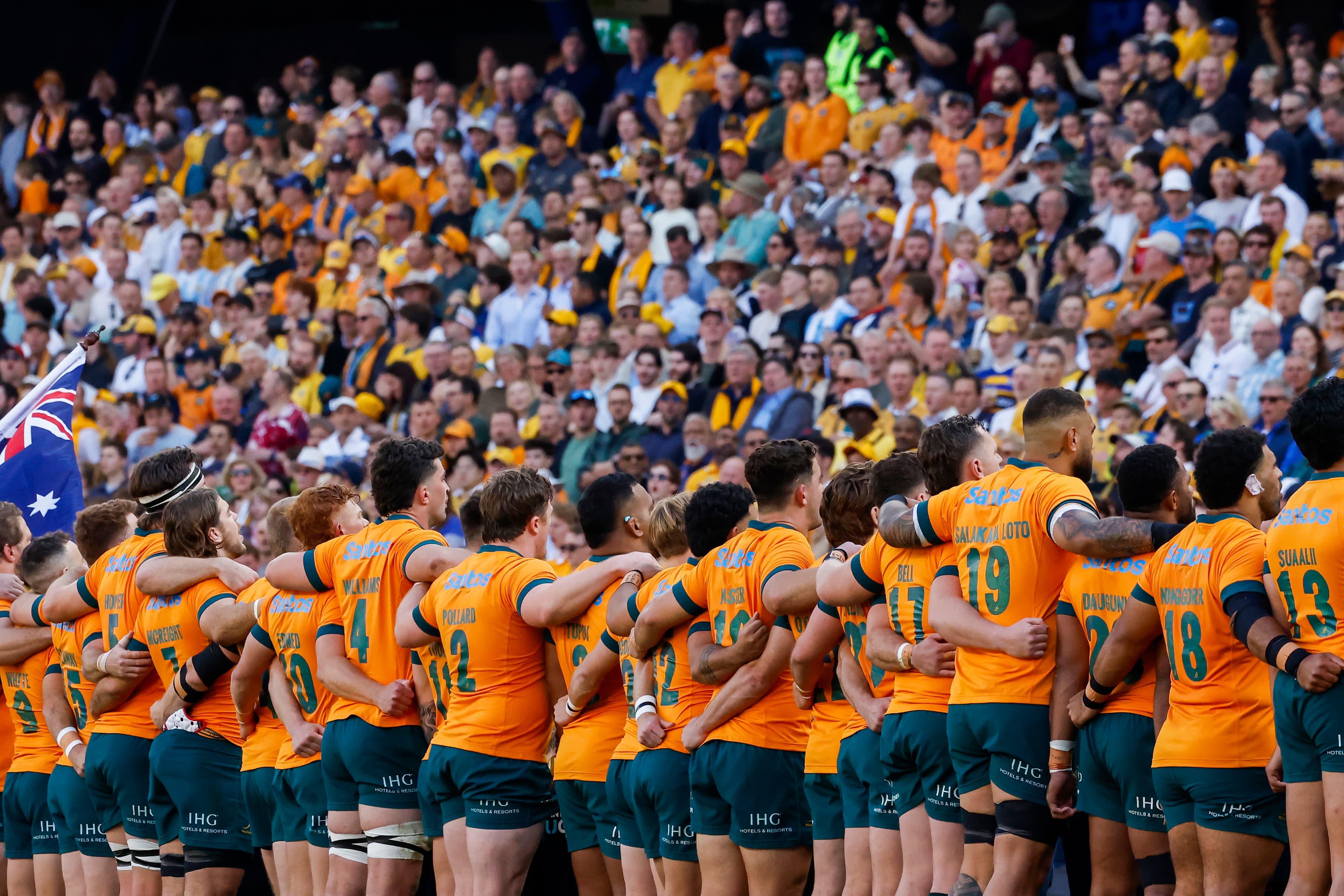 The Wallabies will start their 2027 Flight Centre Series campaign against Argentina in Sydney. Photo: Getty Images