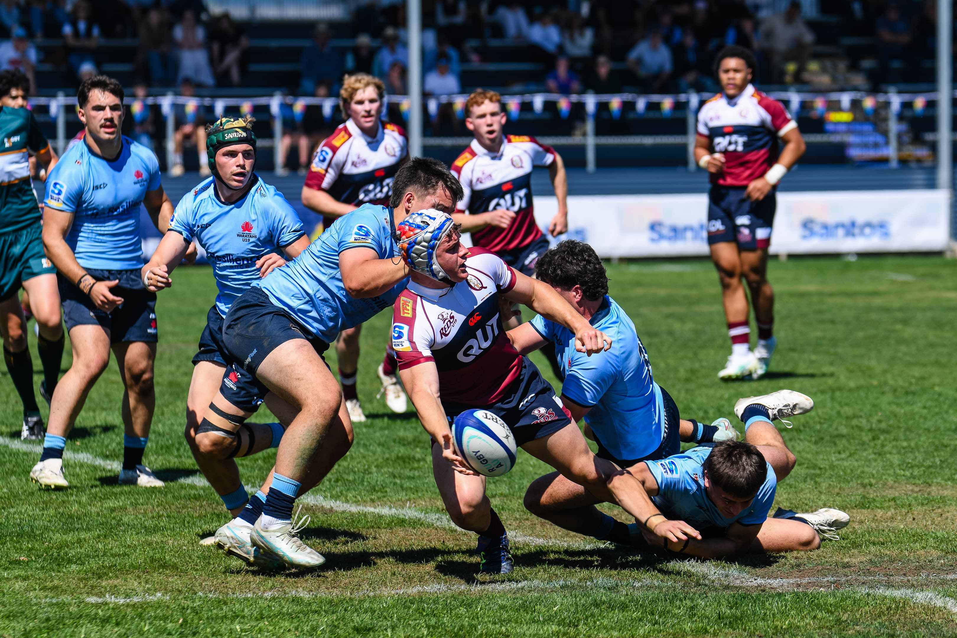 Ilan Cloete: a switch from wing to flanker with the Reds Super Rugby Next Gen squad