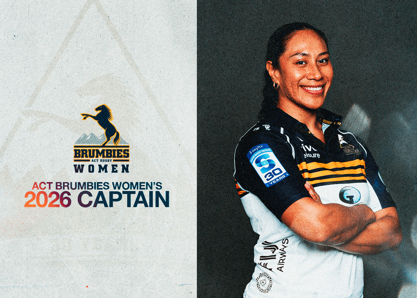 Siokapesi Palu Sekona at the helm for the Brumbies in 2026