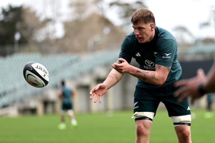 Fabian Holland is one of four debutants for the All Blacks against France. Photo: Getty Images