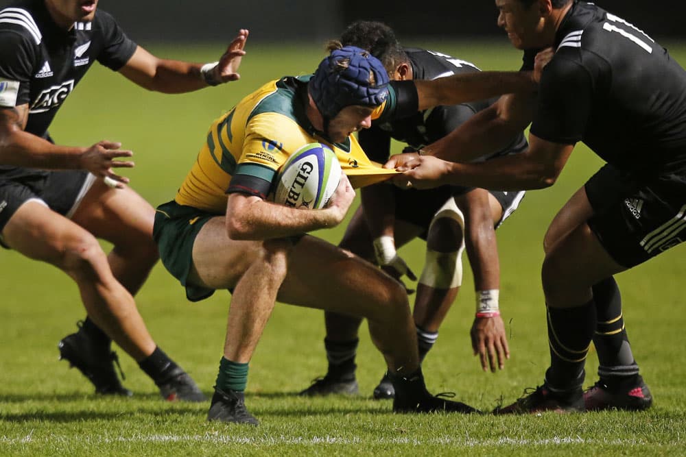 The Junior Wallabies put up a fight. Photo: AFP