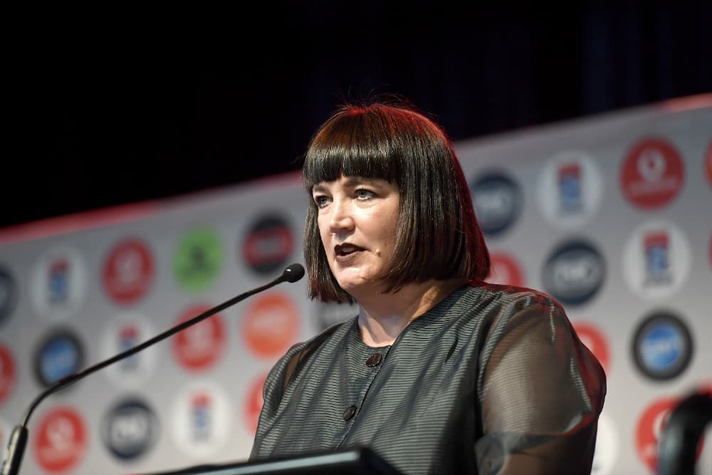 Raelene Castle admits fans may be lost to the game due to Israel Folau's strong anti-gay views. Photo: Getty Images