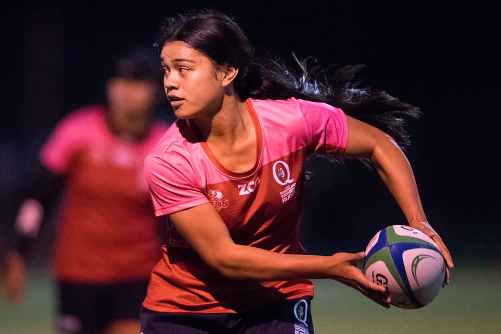 Alysia Lefau-Fakaosilea strikes again for Queensland. Photo: RUGBY.com.au/Stuart Walmsley