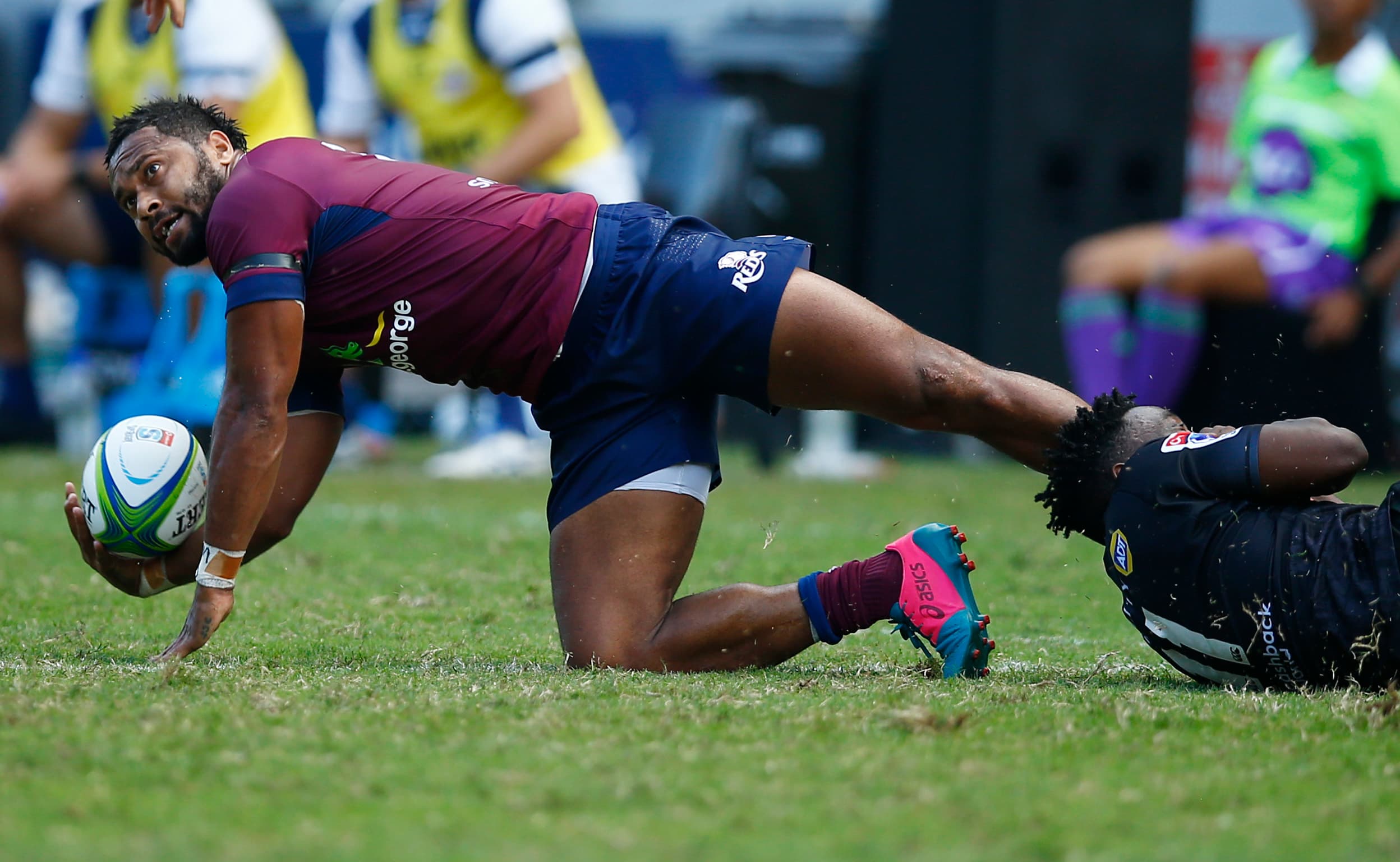 UQ surprise...winger Sefa Naivalu in action for the Reds in 2019. Photo: Steve Haag, Getty Images