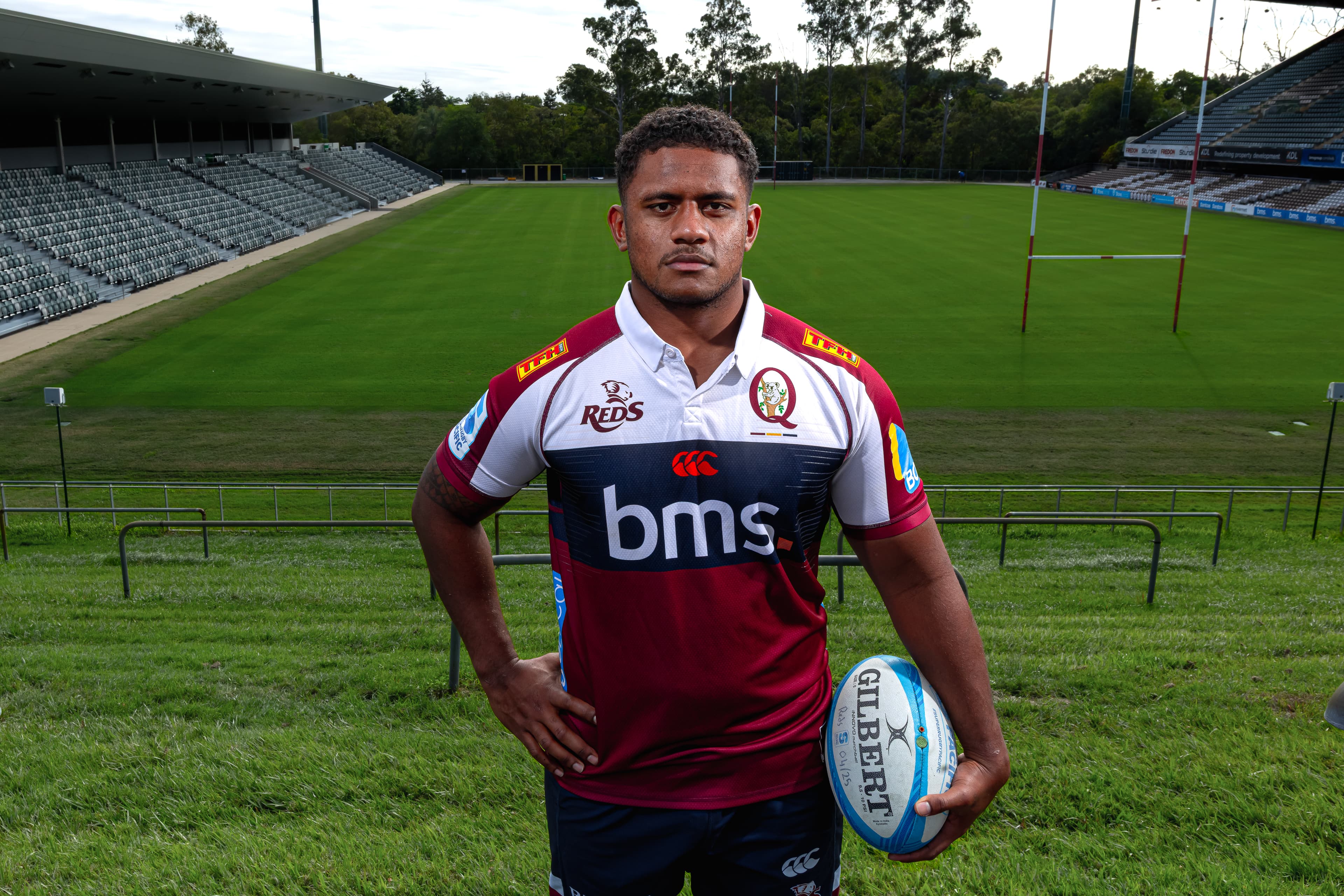 Gladstone-raised prop Trevor King...a two-year deal with the Queensland Reds