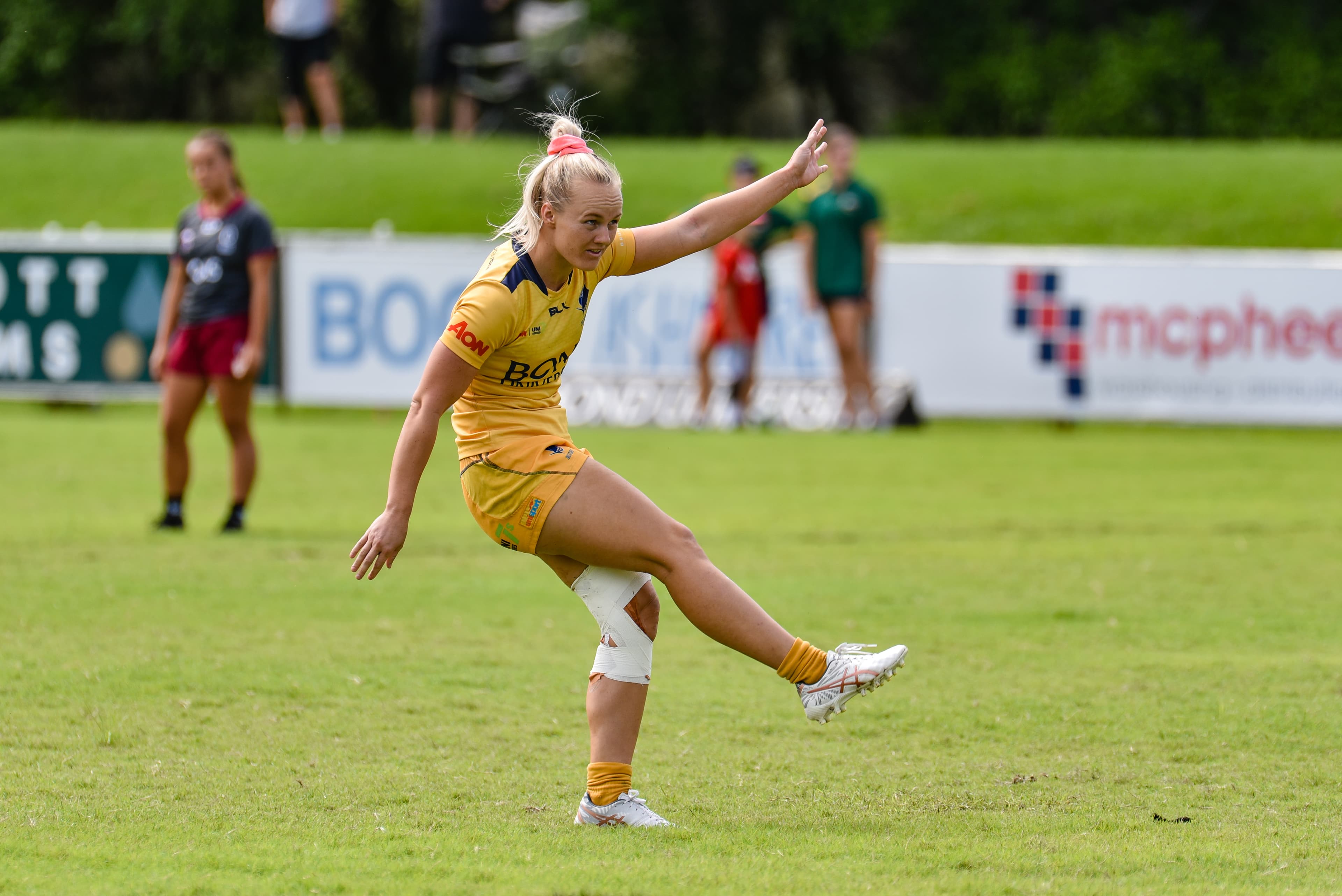  Bond in action at the Aon Uni 7s. | Photo: Stephen Tremain