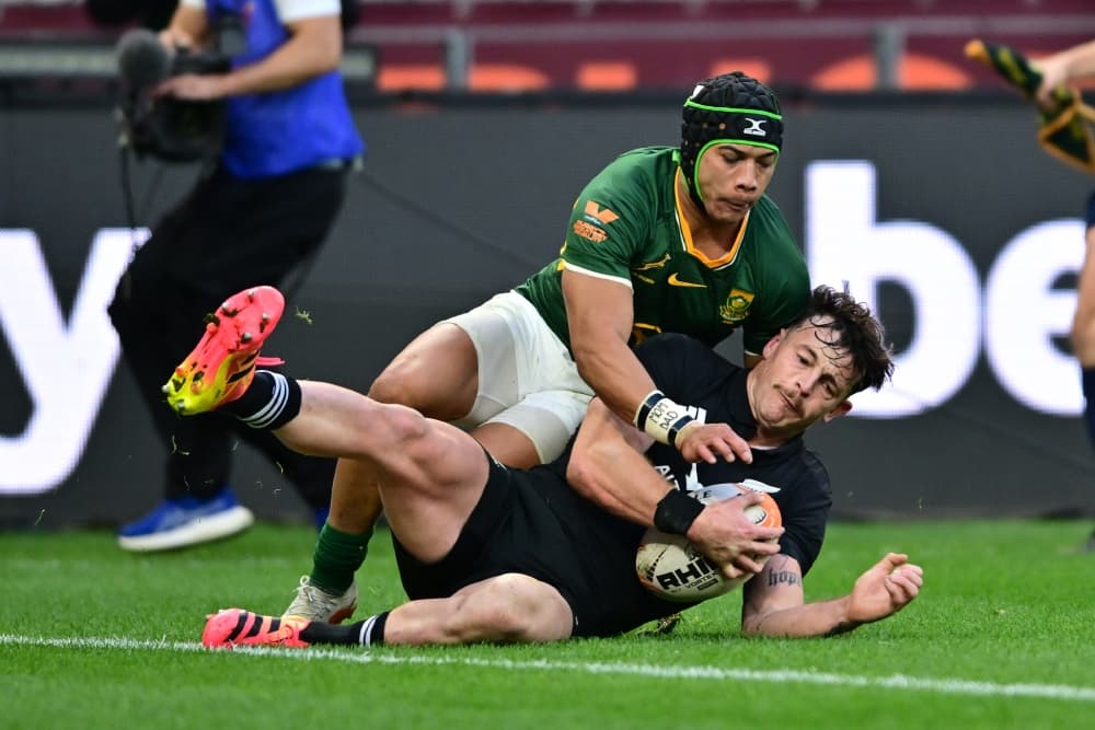 Cheslin Kolbe has suffered a broken jaw in South Africa's win over New Zealand. Photo: Getty Images
