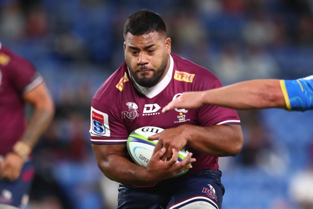 Dave Wessels has gone on the offensive against Taniela Tupou. Photo: Getty Images