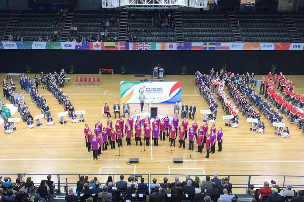 The Wheelchair Rugby World Champs are underway. Photo: IWRF