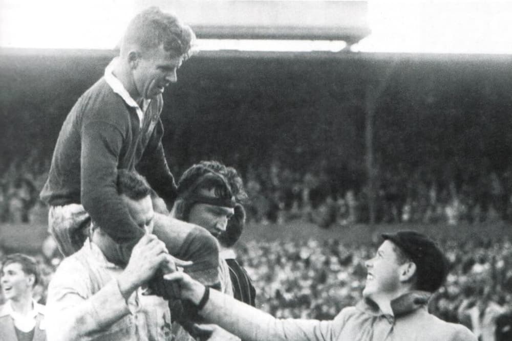 John Solomon chaired off in South Africa. Photo: Supplied