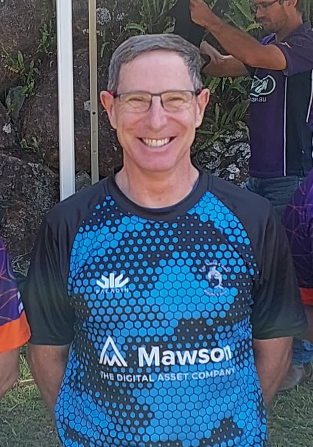 Graham Cook celebrating bring up the 1000 mark