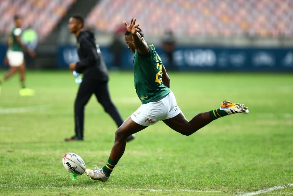 Baby Boks flyhalf Vusi Moyo will start for South Africa against Wales. Photo: Getty Images