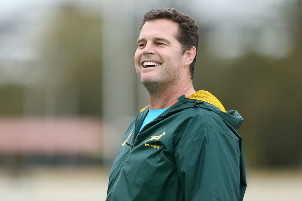 Rassie Erasmus has backed Michael Cheika. Photo: Getty Images