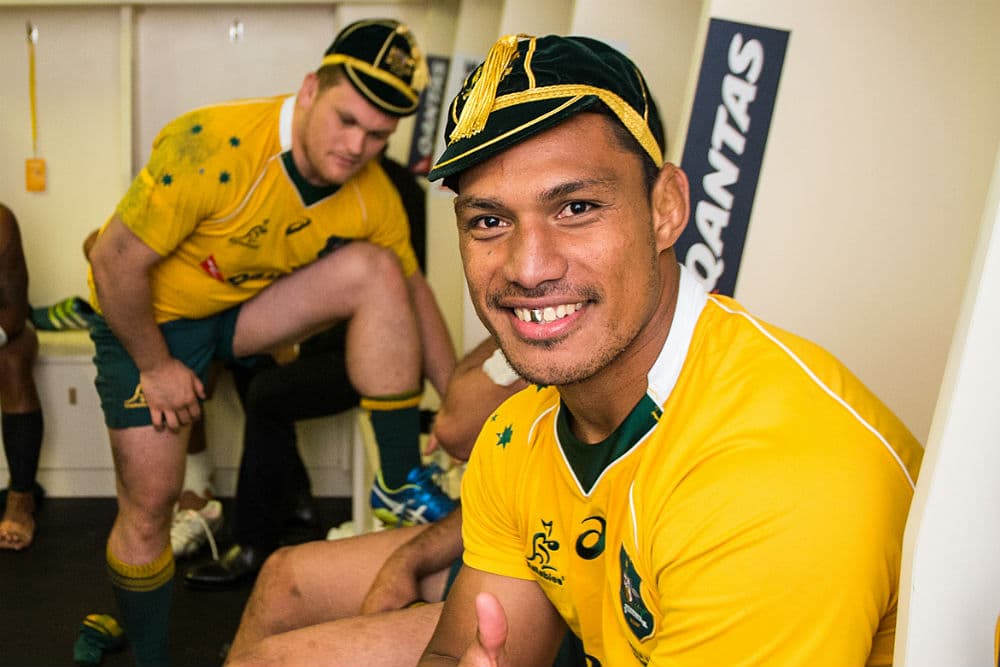 Lopeti Timani made his Test debut against Argentina. Photo: ARU Media/Stu Walmsley