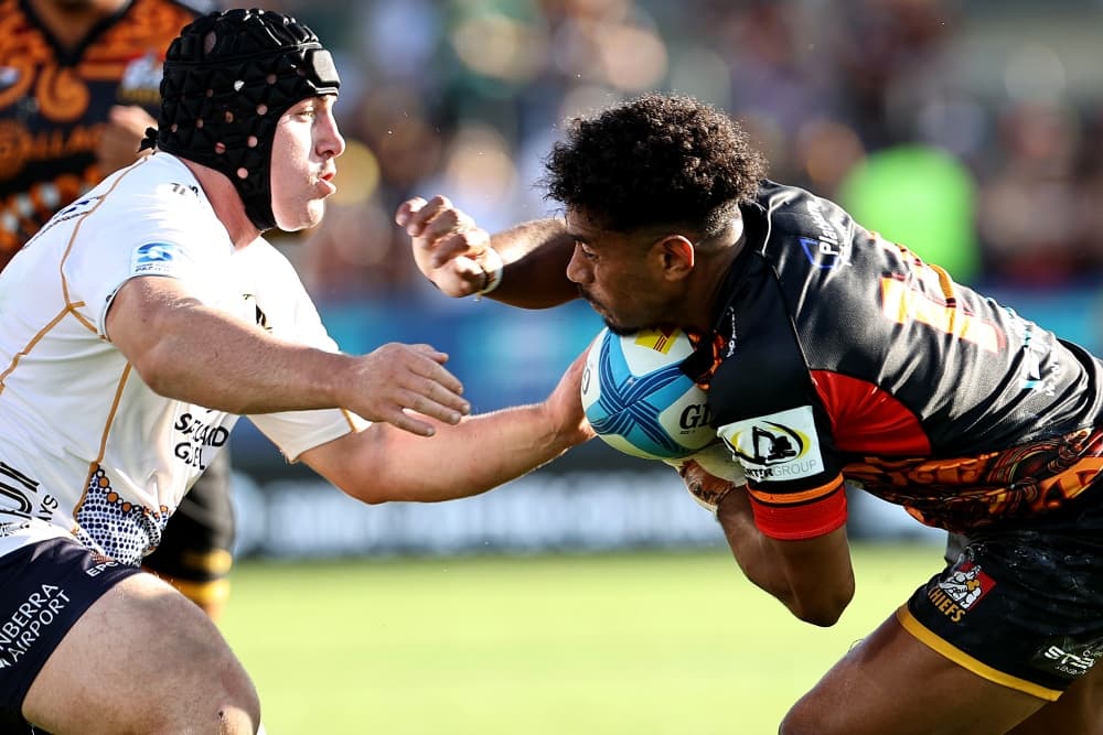 Lachlan Lonergan is keeping the focus on the Brumbies as he hunts for a Test recall. Photo: Getty Images