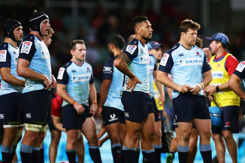 The Waratahs are looking for everything to click against the Rebels. Photo: Getty Images
