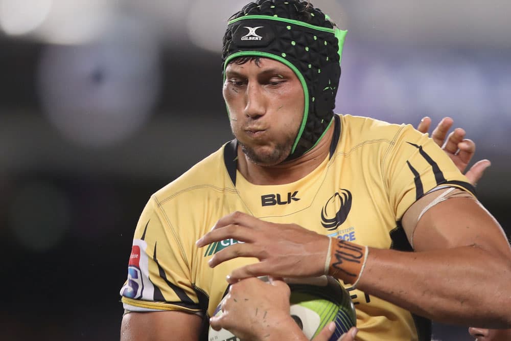 Adam Coleman is set to make his return to Super Rugby on Saturday night. Photo: Getty Images