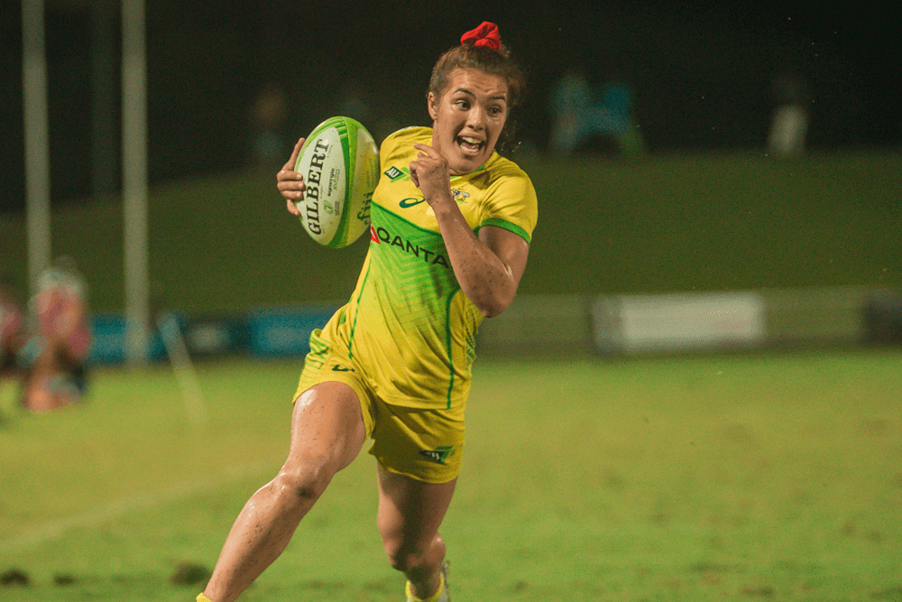 Australia's women claimed gold at the Oceania 7s. Photo: Oceania Rugby