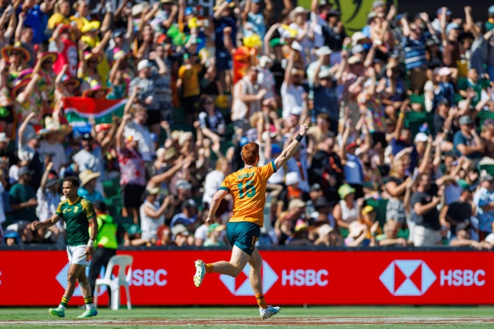 Sid Harvey reflects on his debut Sevens season. Photo: World Rugby