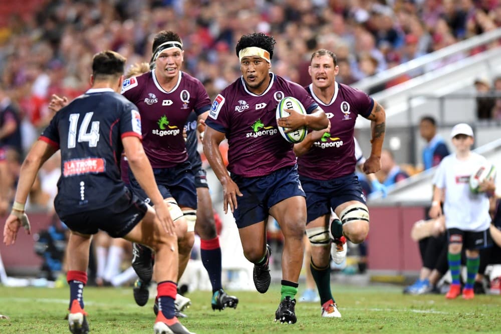 Brandon Paenga-Amosa has re-signed with the Reds for the next two seasons. Photo: Getty Images