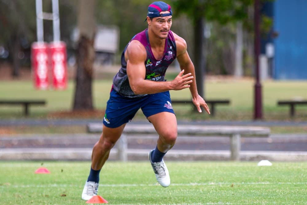 Jordan Petaia will make his return for the Reds against the Waratahs in Dalby on Friday night. Photo: QRU Media/Tom Mitchell