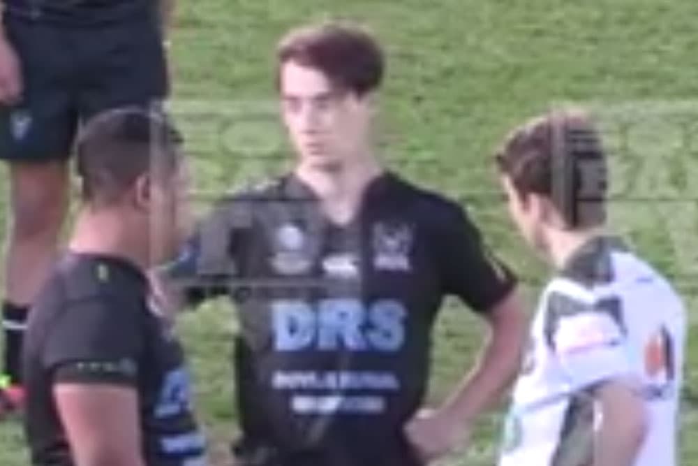 Mark Meafua (left) has been suspended for 10 years. 