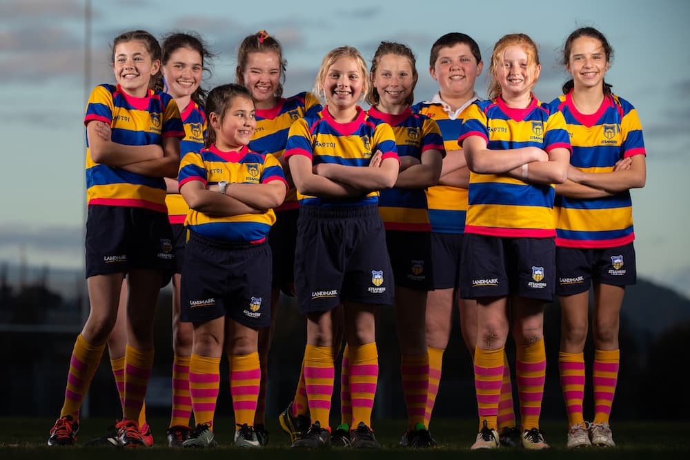 Albury Steamers juniors at their home ground 'Murrayfield'. Photo: Rugby AU Media/Stuart Walmsle