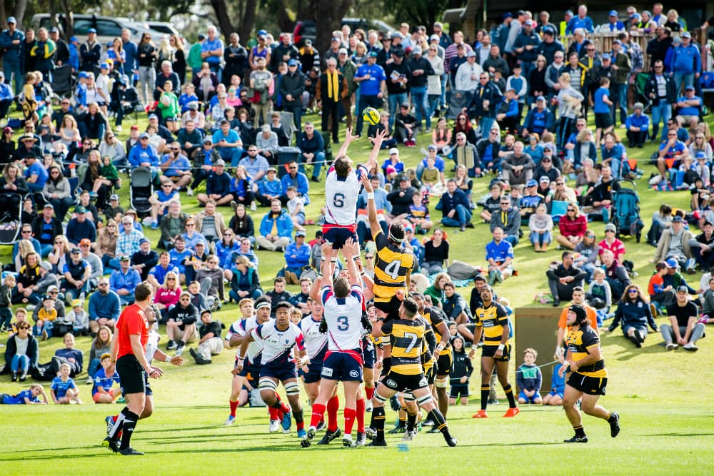 The Perth fans turned out in force on Sunday. Photo: RUGBY.com.au/Stuart Walmsley