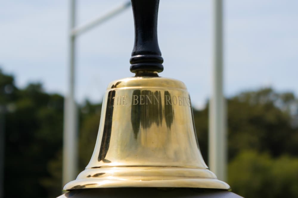 The Benn Robinson Bell will be rung for the first time on Saturday afternoon at Concord Oval. Photo: NSW Waratahs Media Unit