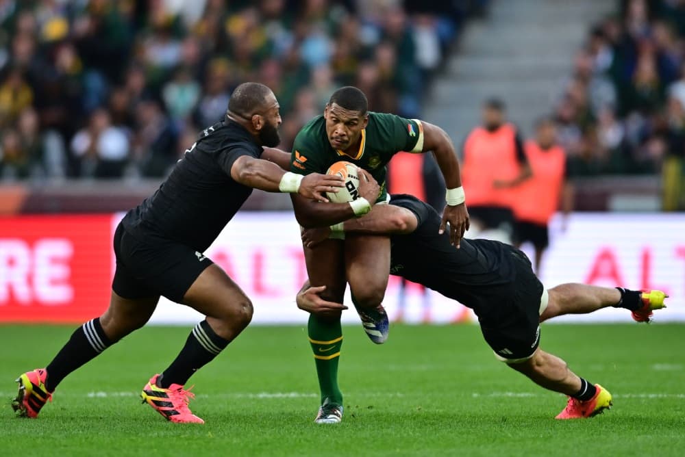 Damian Willemse slots into fullback for South Africa's fourth Test against New Zealand. Photo: Getty Images