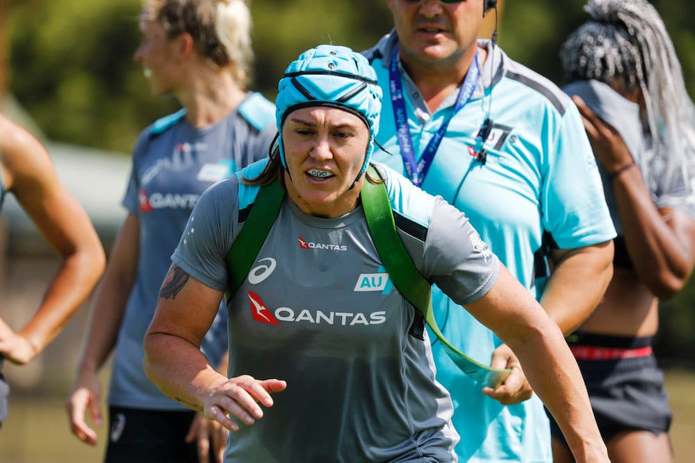 Sharni Williams training ahead of the Sydney Sevens. Photo: Karen Watson