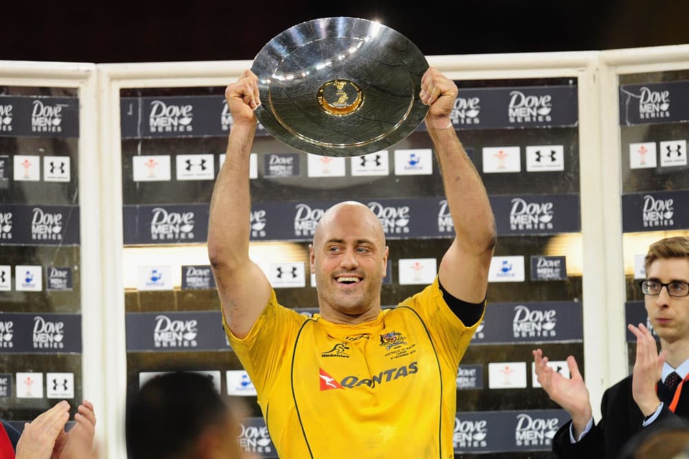 Nathan Sharpe will captain the Classic Wallabies on Sunday. Photo: Getty Images