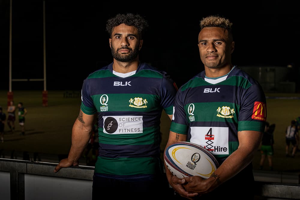 Nigel Genia and Will Genia will both play for GPS this weekend. Photo: QRU Media Unit/Brendan Hertel