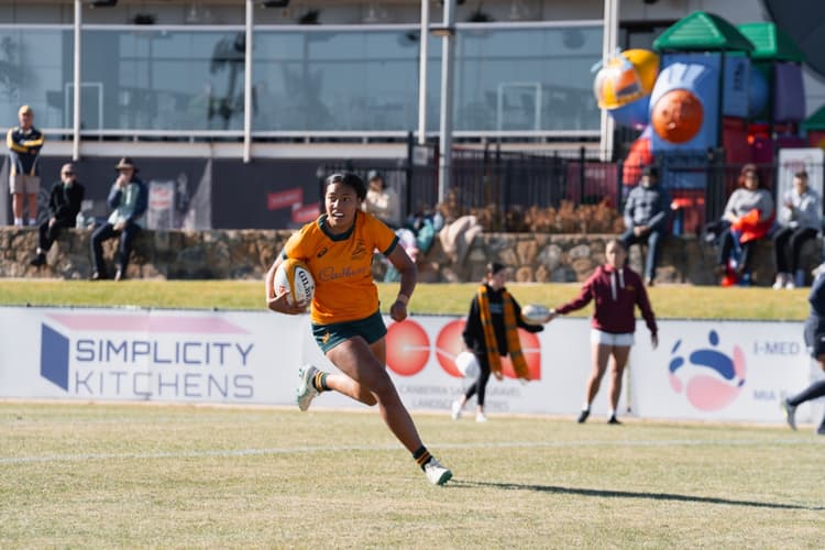Australia A takes on Samoa in Canberra. Photo: Shee Nathan-Wong/RA Media