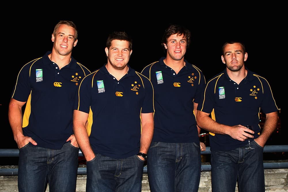 At the 2007 Rugby World Cup. Photo: Getty Images