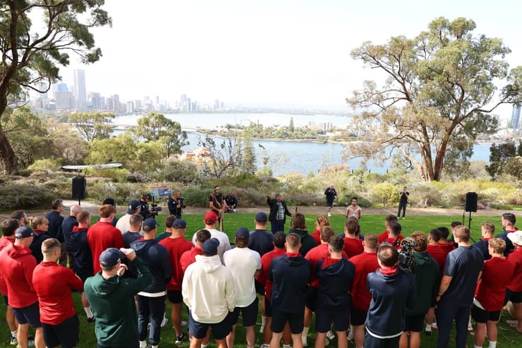 The Lions are looking for cohesion ahead of their Australian tour opener. Photo: Getty Images