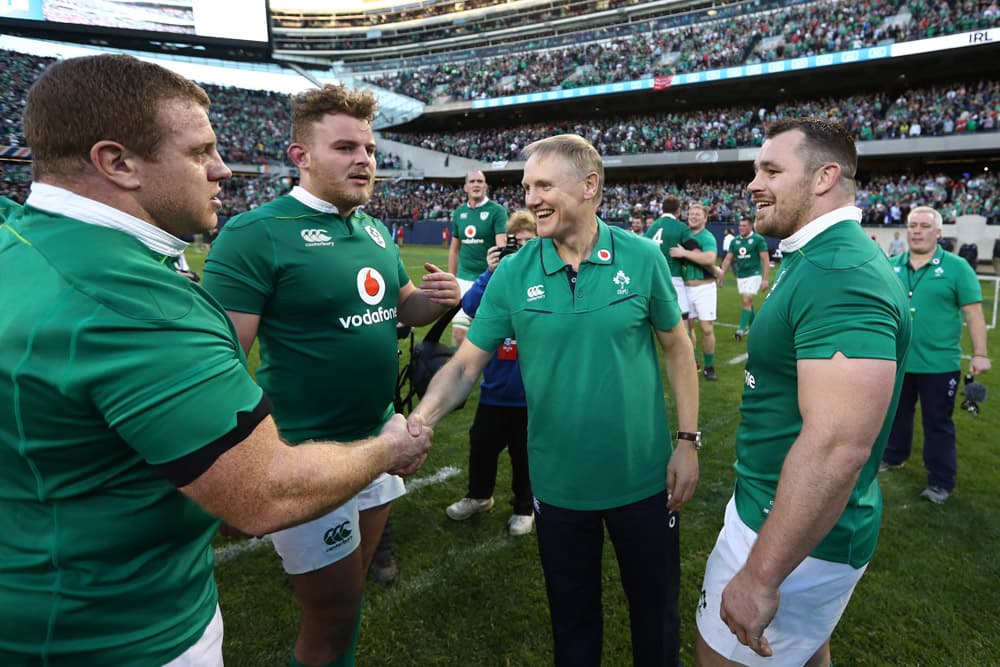 Joe Schmidt after Ireland's win over New Zealand. Photo: Getty Images